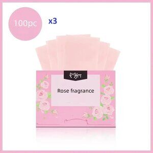 Rose Scented Oil Control Film NEW Oil Blotting Paper 100 Sheets x 3 Packs